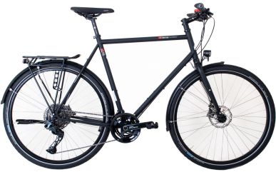 VSF fahrradmanufaktur T-700 Disc Shimano Cues 22 Gang Kettenantrieb, Ebony Matt, Diamant