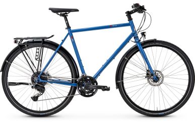 VSF fahrradmanufaktur T-500 Disc Limited Edition, Shimano Cues 20, Tansanit Blue Glänzend, Diamant