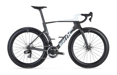 BMC Teammachine R 01 ONE, Sram Red Powermeter, Carbon Black Cool White