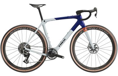 Trek Checkmate SLR 9 Sram RED XPLR AXS Matte Hex Blue Plasma Grey Pearl