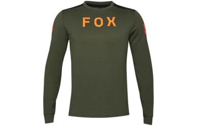 Fox Racing Ranger Aviation Drirelease LS Jersey, Dark Sage Green